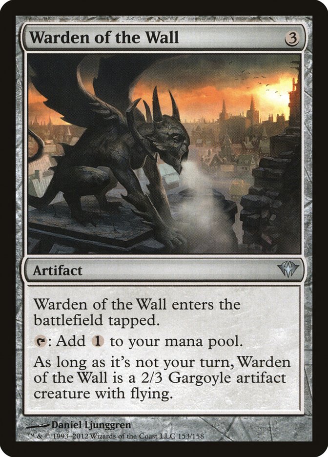 Warden of the Wall [Dark Ascension] MTG Single Magic: The Gathering    | Red Claw Gaming