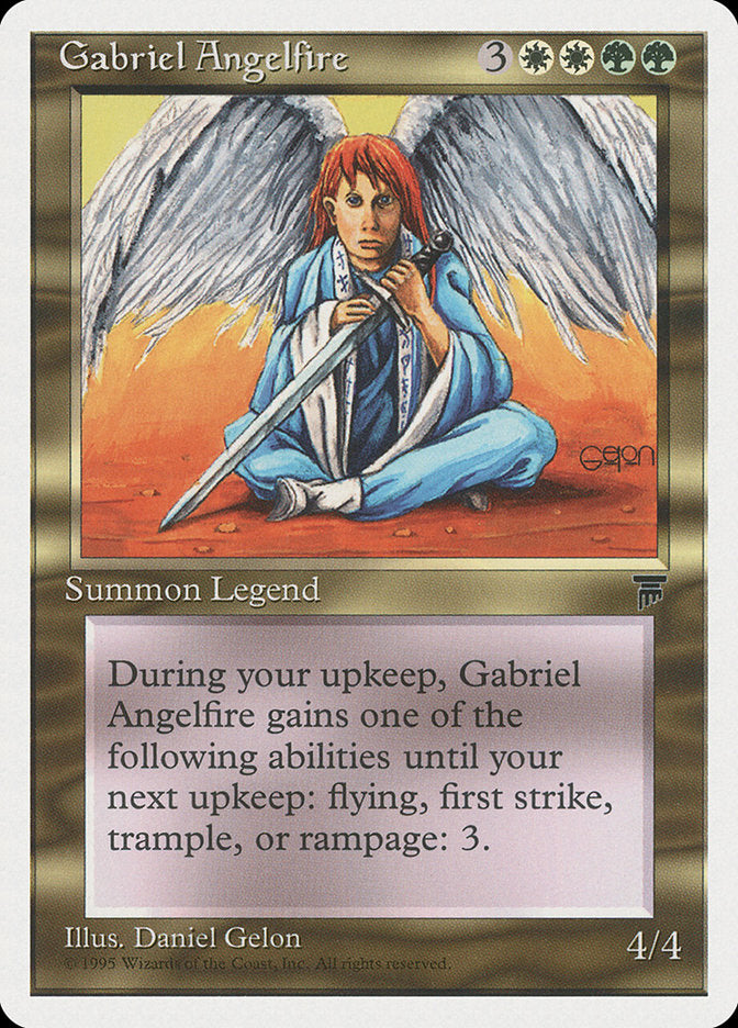 Gabriel Angelfire [Chronicles] MTG Single Magic: The Gathering    | Red Claw Gaming