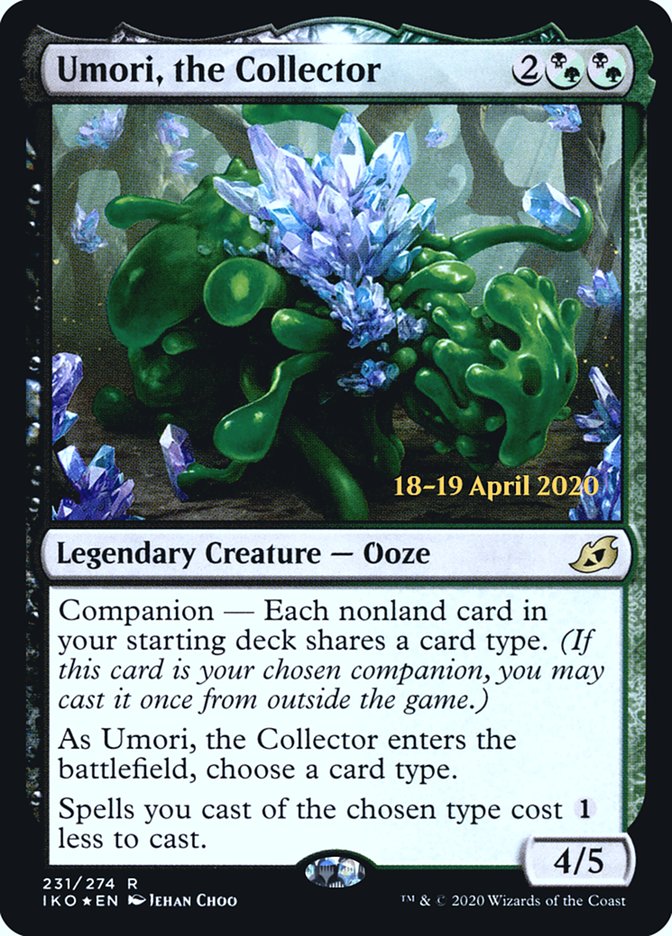 Umori, the Collector [Ikoria: Lair of Behemoths Prerelease Promos] MTG Single Magic: The Gathering    | Red Claw Gaming