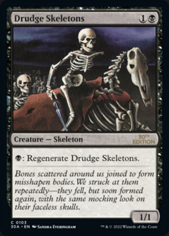 Drudge Skeletons [30th Anniversary Edition] MTG Single Magic: The Gathering    | Red Claw Gaming
