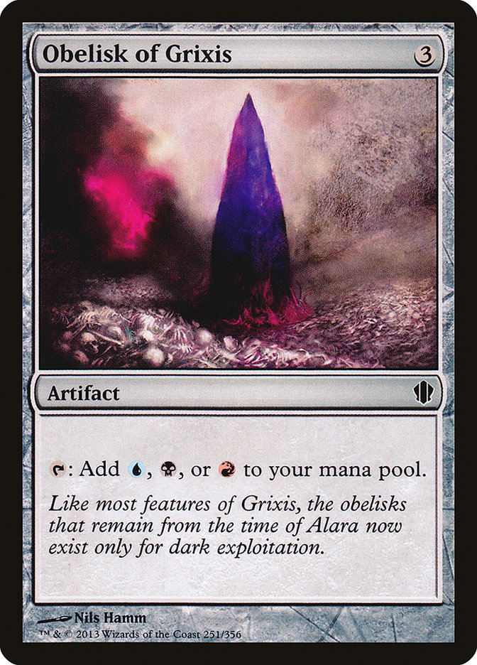 Obelisk of Grixis [Commander 2013] MTG Single Magic: The Gathering    | Red Claw Gaming
