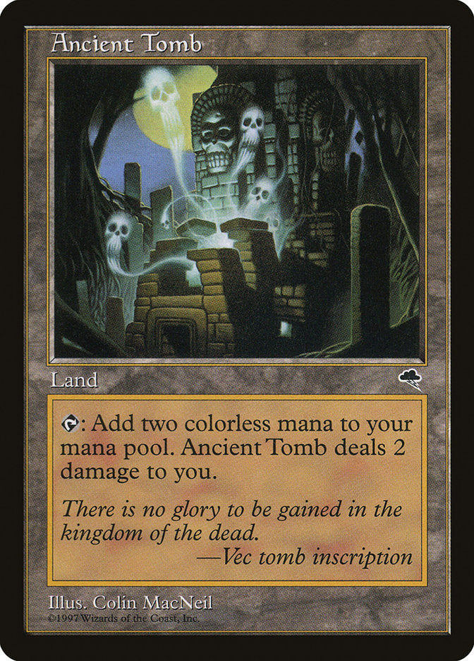 Ancient Tomb [Tempest] MTG Single Magic: The Gathering    | Red Claw Gaming