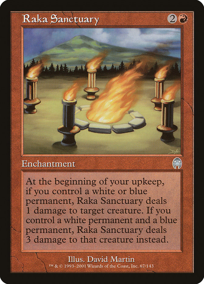 Raka Sanctuary [Apocalypse] MTG Single Magic: The Gathering    | Red Claw Gaming