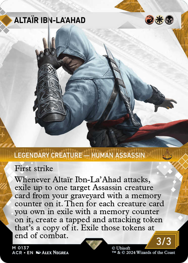 Altair Ibn-La'Ahad (Showcase) [Assassin's Creed] MTG Single Magic: The Gathering    | Red Claw Gaming