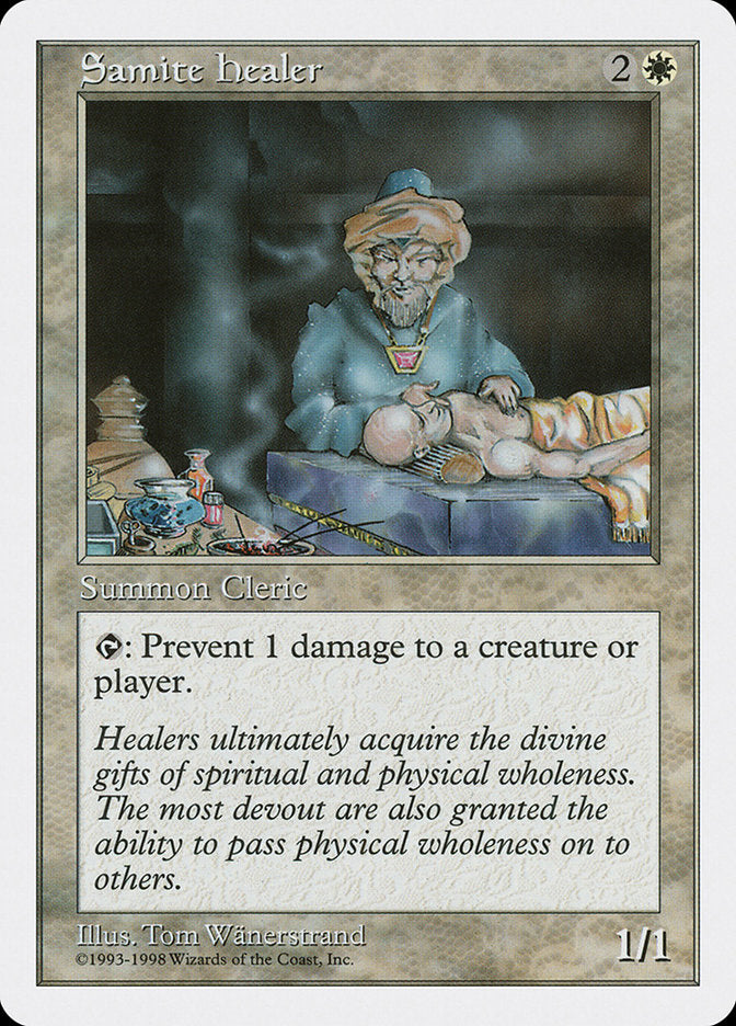 Samite Healer [Anthologies] MTG Single Magic: The Gathering    | Red Claw Gaming