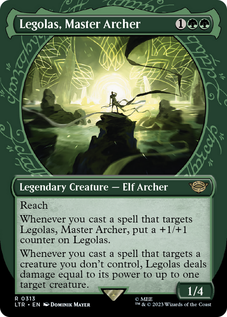 Legolas, Master Archer (Showcase Ring Frame) [The Lord of the Rings: Tales of Middle-Earth] MTG Single Magic: The Gathering    | Red Claw Gaming