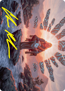 Jadzi, Oracle of Arcavios Art Card (Gold-Stamped Signature) [Strixhaven: School of Mages Art Series] MTG Single Magic: The Gathering    | Red Claw Gaming