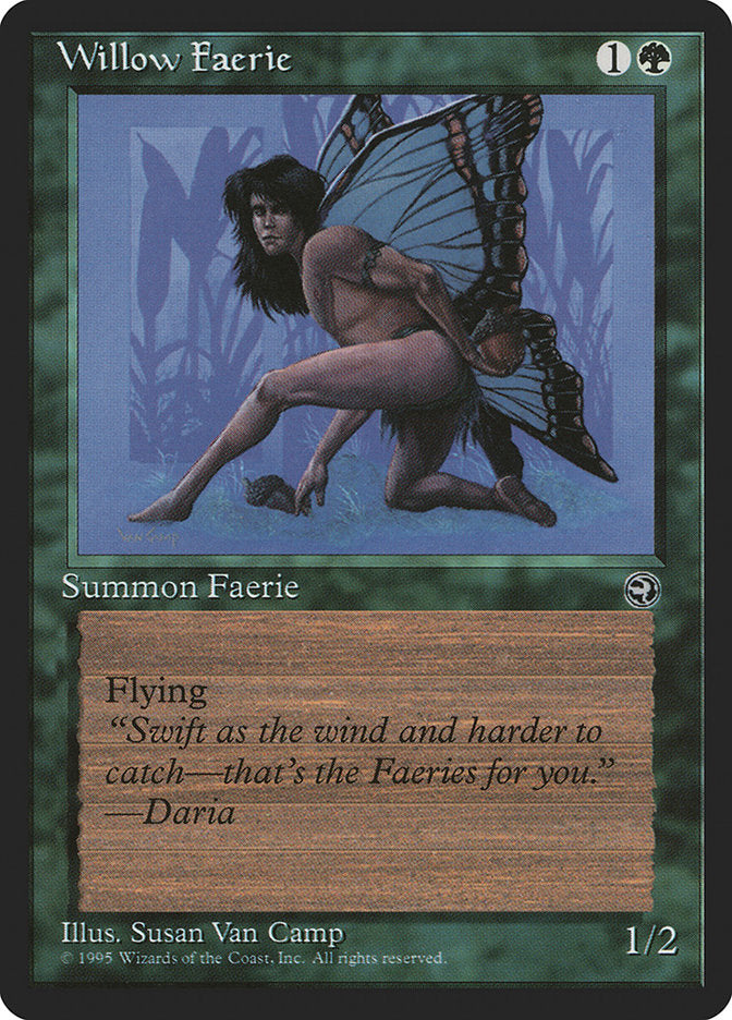 Willow Faerie (Daria Flavor Text) [Homelands] MTG Single Magic: The Gathering    | Red Claw Gaming