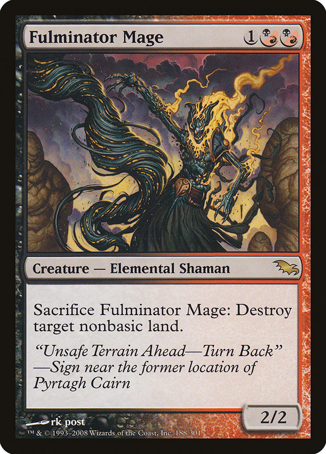 Fulminator Mage [Shadowmoor] MTG Single Magic: The Gathering    | Red Claw Gaming