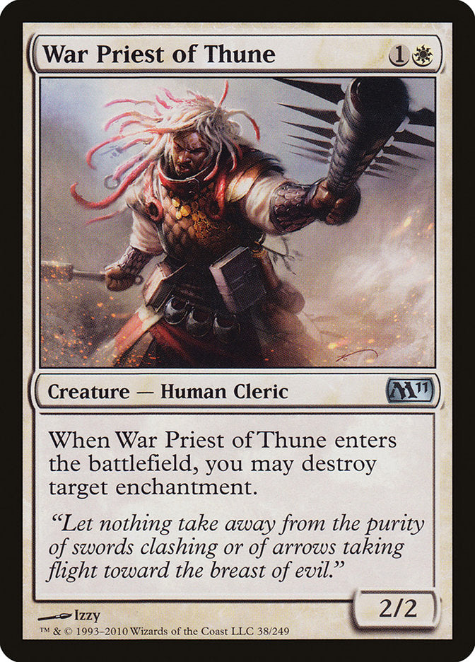 War Priest of Thune [Magic 2011] MTG Single Magic: The Gathering    | Red Claw Gaming