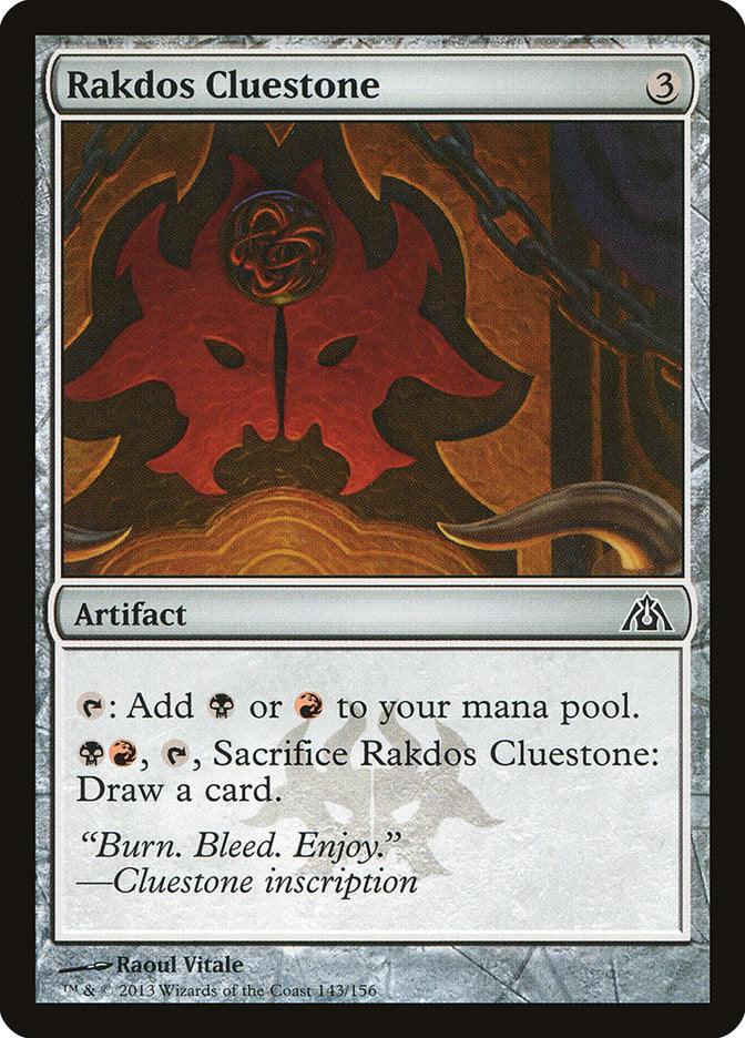 Rakdos Cluestone [Dragon's Maze] MTG Single Magic: The Gathering    | Red Claw Gaming