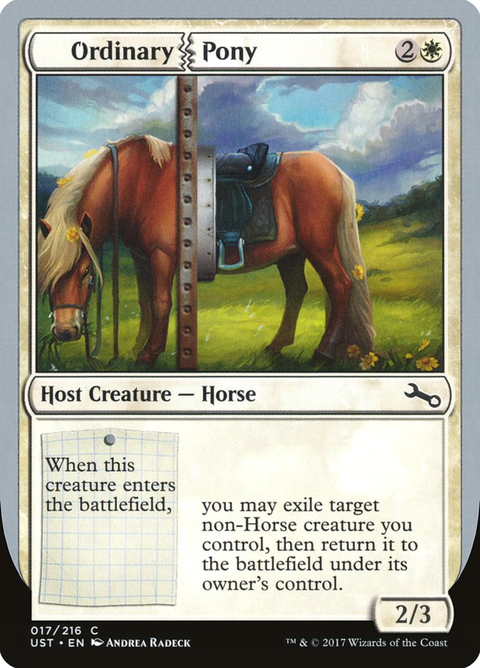 Ordinary Pony [Unstable] MTG Single Magic: The Gathering    | Red Claw Gaming
