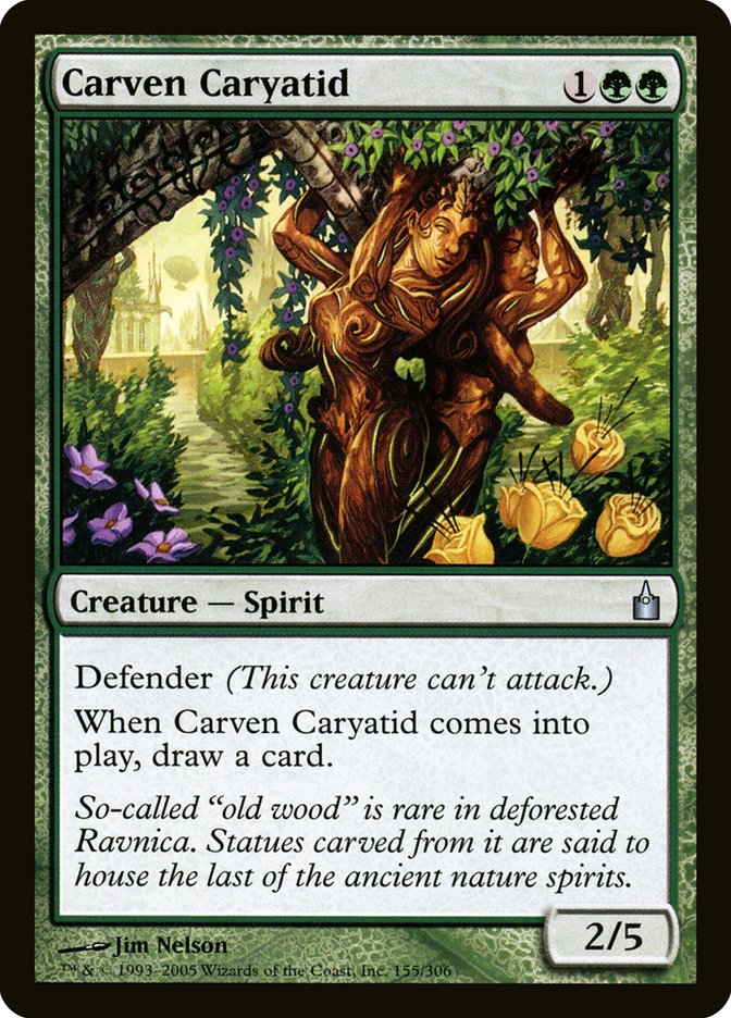 Carven Caryatid [Ravnica: City of Guilds] MTG Single Magic: The Gathering    | Red Claw Gaming