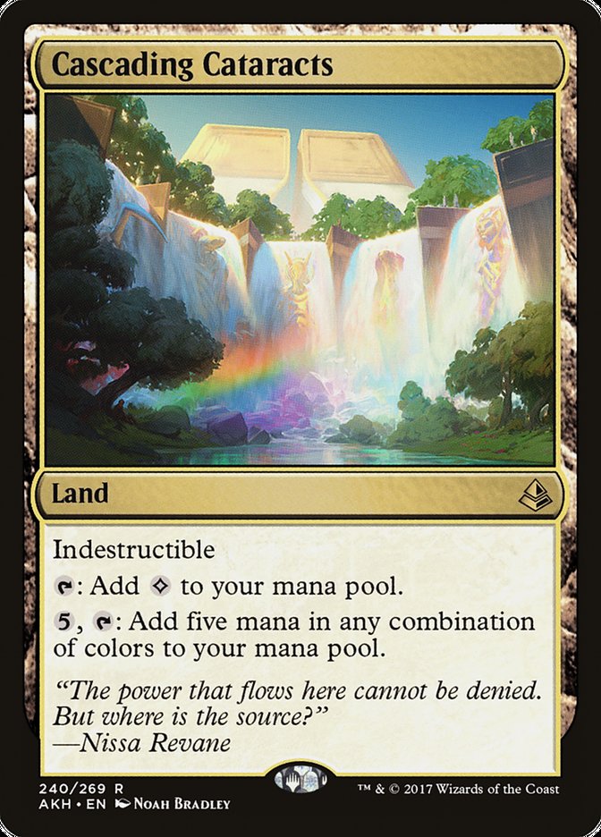 Cascading Cataracts [Amonkhet] MTG Single Magic: The Gathering    | Red Claw Gaming