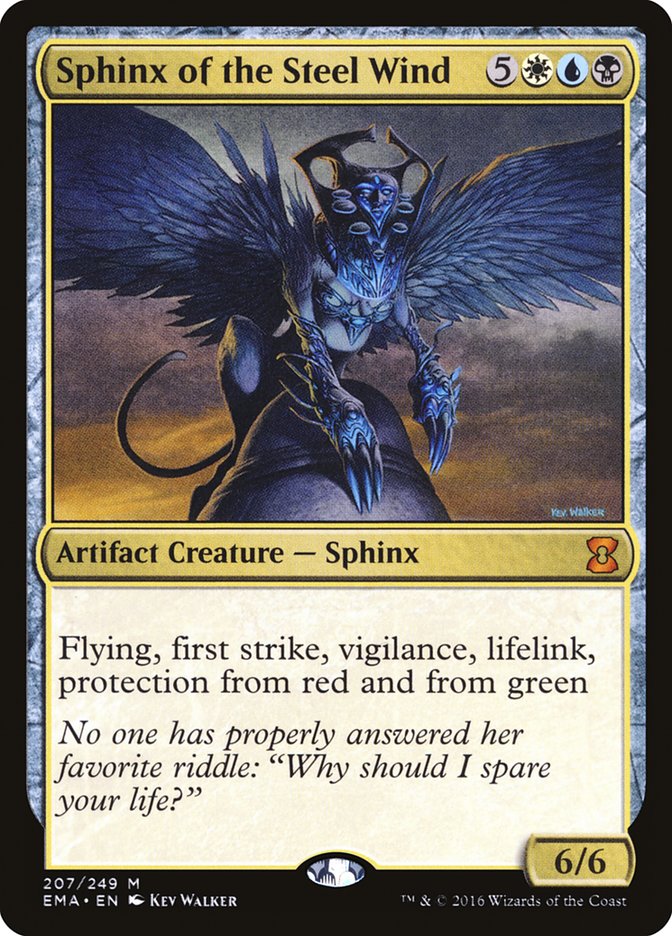 Sphinx of the Steel Wind [Eternal Masters] MTG Single Magic: The Gathering    | Red Claw Gaming