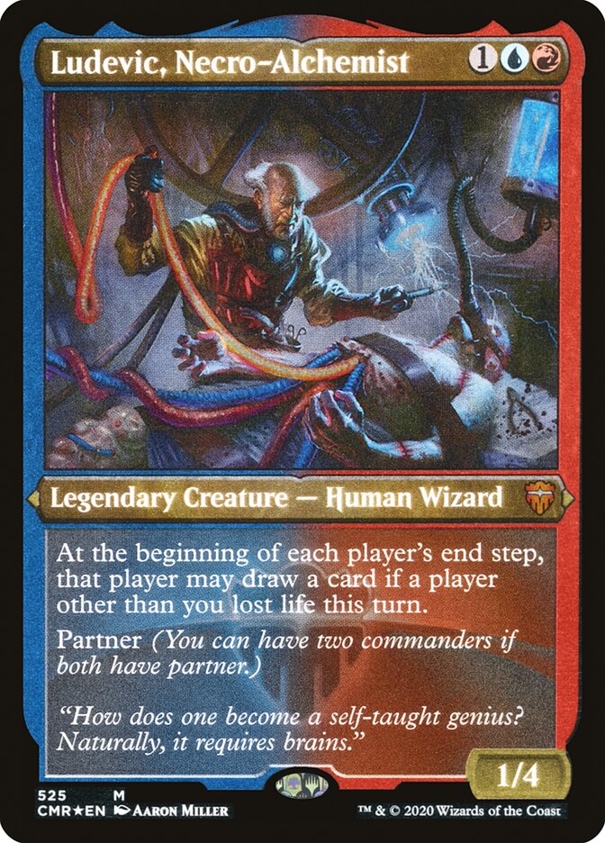 Ludevic, Necro-Alchemist (Etched) [Commander Legends] MTG Single Magic: The Gathering    | Red Claw Gaming