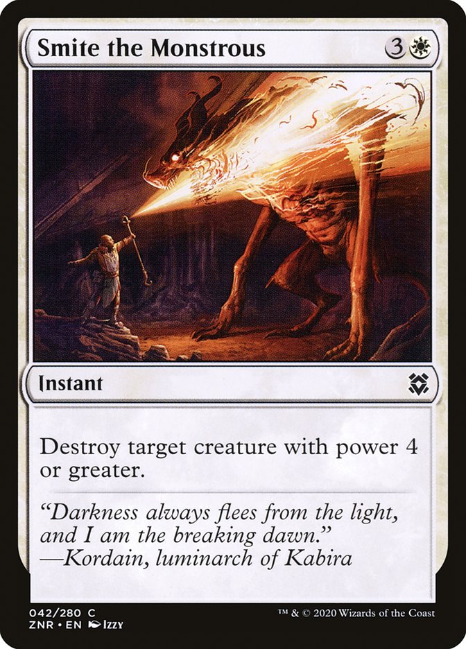 Smite the Monstrous [Zendikar Rising] MTG Single Magic: The Gathering    | Red Claw Gaming