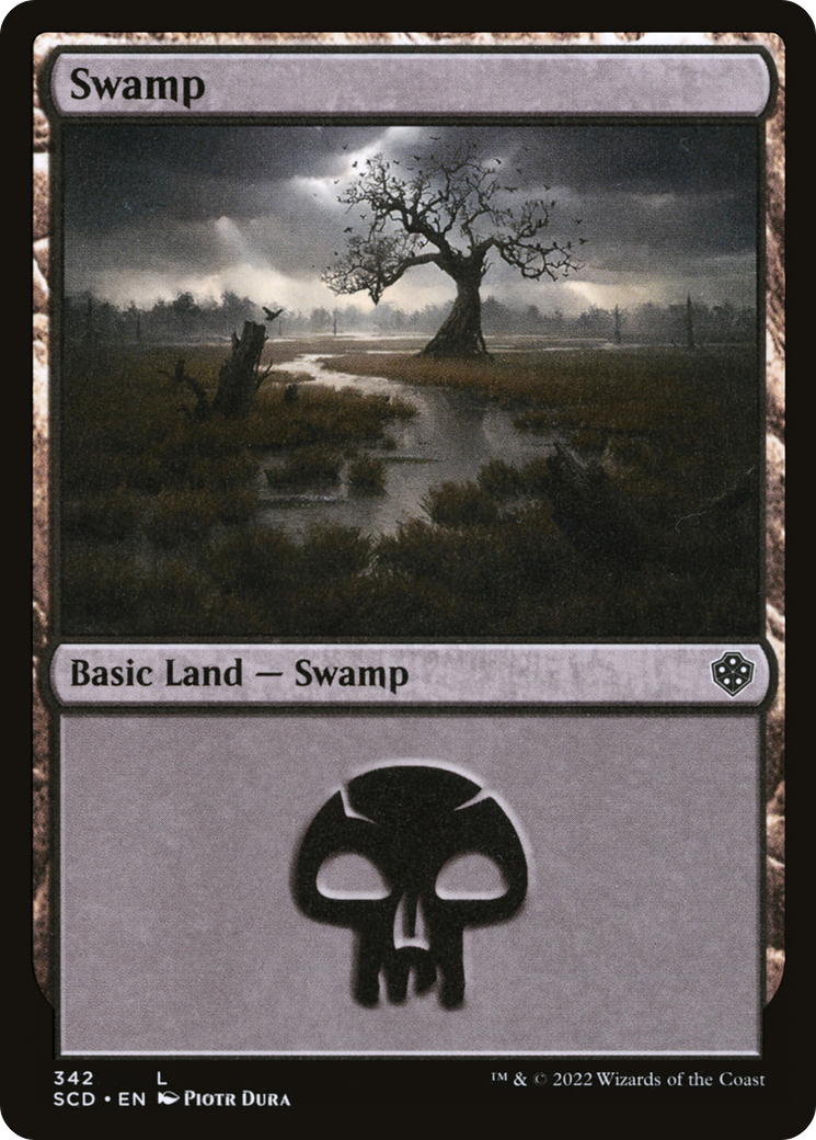 Swamp (342) [Starter Commander Decks] MTG Single Magic: The Gathering    | Red Claw Gaming