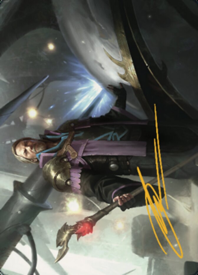 Urza, Prince of Kroog Art Card (Gold-Stamped Signature) [The Brothers' War Art Series] MTG Single Magic: The Gathering    | Red Claw Gaming