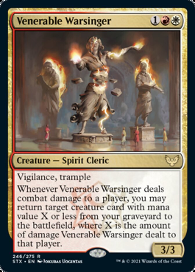 Venerable Warsinger [Strixhaven: School of Mages] MTG Single Magic: The Gathering    | Red Claw Gaming