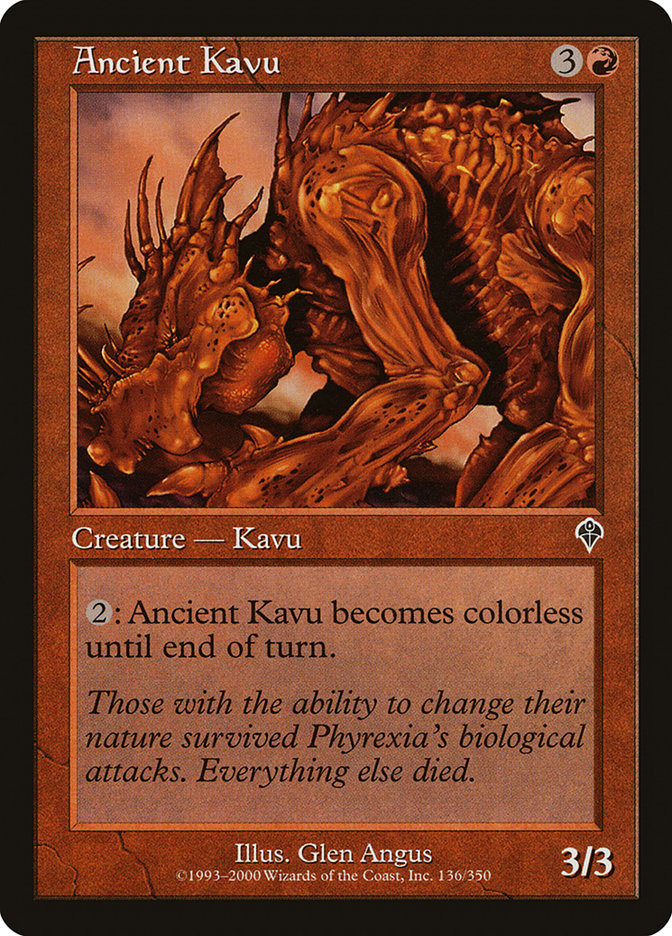 Ancient Kavu [Invasion] MTG Single Magic: The Gathering    | Red Claw Gaming