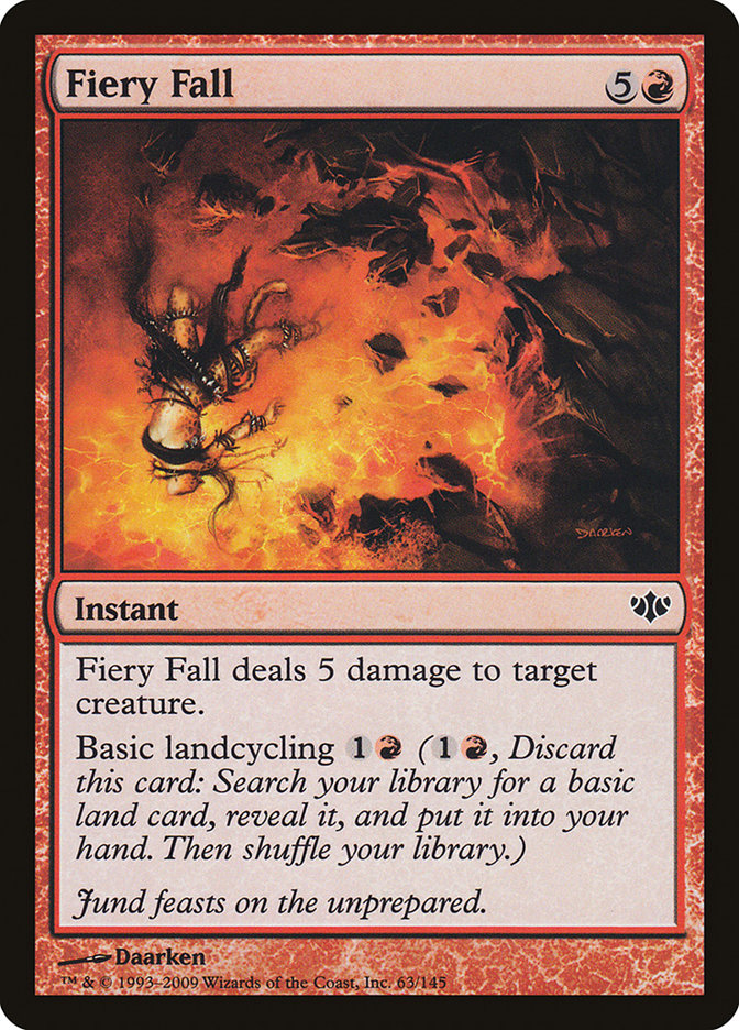 Fiery Fall [Conflux] MTG Single Magic: The Gathering    | Red Claw Gaming