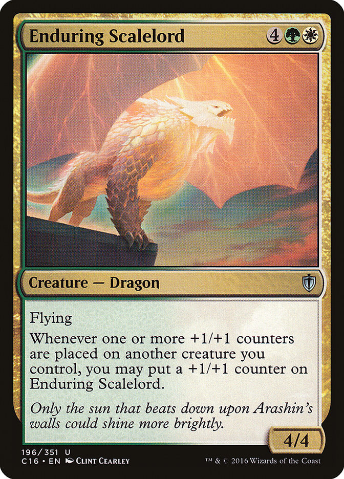 Enduring Scalelord [Commander 2016] MTG Single Magic: The Gathering    | Red Claw Gaming