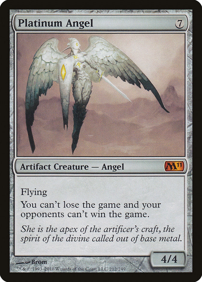 Platinum Angel [Magic 2011] MTG Single Magic: The Gathering    | Red Claw Gaming