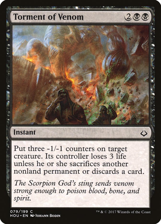 Torment of Venom [Hour of Devastation] MTG Single Magic: The Gathering    | Red Claw Gaming