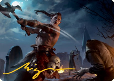 Critical Hit Art Card (Gold-Stamped Signature) [Dungeons & Dragons: Adventures in the Forgotten Realms Art Series] MTG Single Magic: The Gathering    | Red Claw Gaming