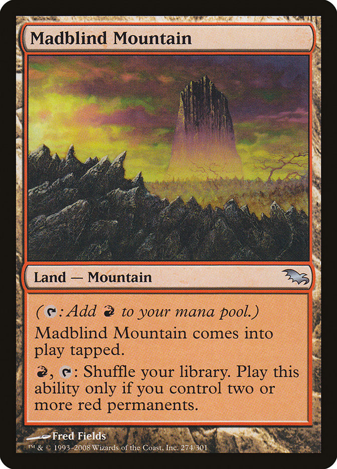 Madblind Mountain [Shadowmoor] MTG Single Magic: The Gathering    | Red Claw Gaming