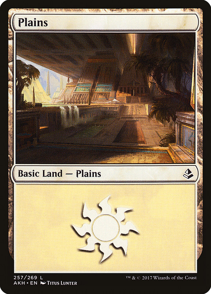 Plains (257) [Amonkhet] MTG Single Magic: The Gathering    | Red Claw Gaming