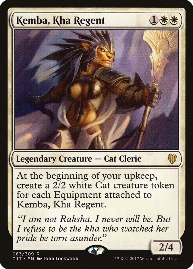 Kemba, Kha Regent [Commander 2017] MTG Single Magic: The Gathering    | Red Claw Gaming