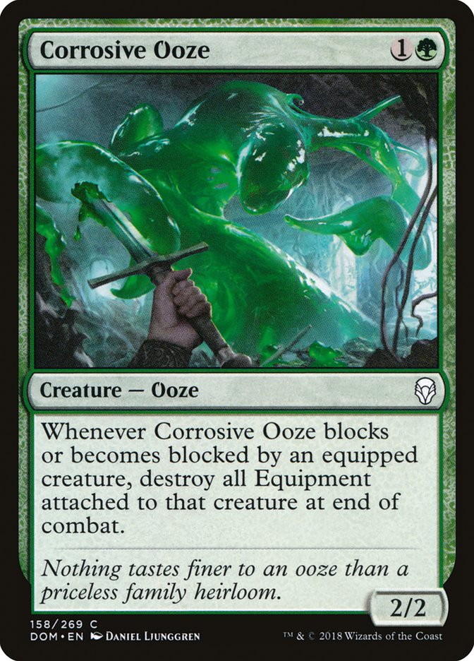 Corrosive Ooze [Dominaria] MTG Single Magic: The Gathering    | Red Claw Gaming