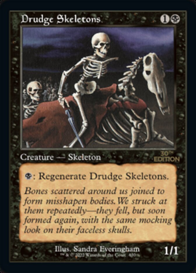 Drudge Skeletons (Retro) [30th Anniversary Edition] MTG Single Magic: The Gathering    | Red Claw Gaming