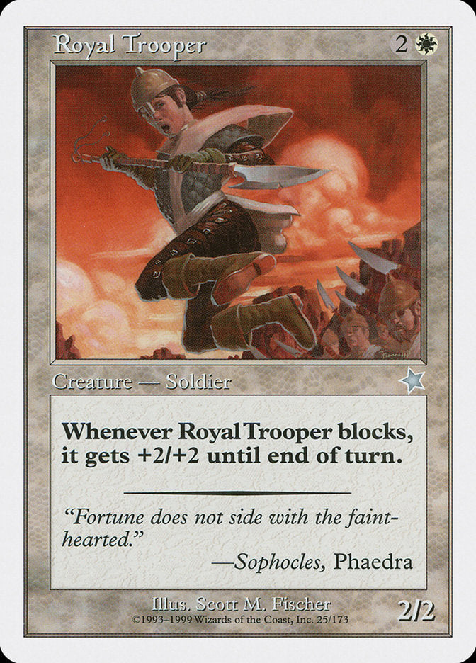 Royal Trooper [Starter 1999] MTG Single Magic: The Gathering    | Red Claw Gaming