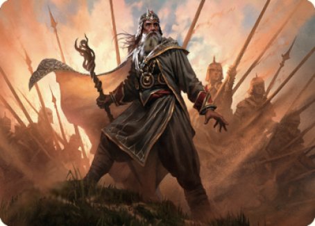 Hazezon, Shaper of Sand Art Card [Dominaria United Art Series] MTG Single Magic: The Gathering    | Red Claw Gaming