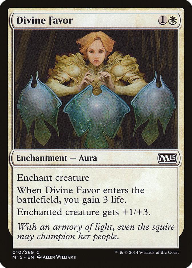 Divine Favor [Magic 2015] MTG Single Magic: The Gathering    | Red Claw Gaming
