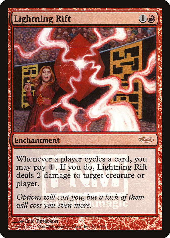 Lightning Rift [Friday Night Magic 2004] MTG Single Magic: The Gathering    | Red Claw Gaming