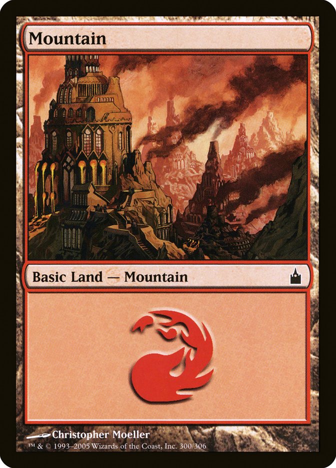 Mountain (300) [Ravnica: City of Guilds] MTG Single Magic: The Gathering    | Red Claw Gaming