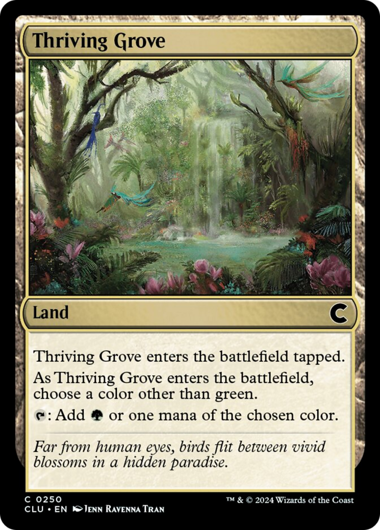 Thriving Grove [Ravnica: Clue Edition] MTG Single Magic: The Gathering    | Red Claw Gaming
