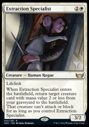 Extraction Specialist (Promo Pack) [Streets of New Capenna Promos] MTG Single Magic: The Gathering    | Red Claw Gaming
