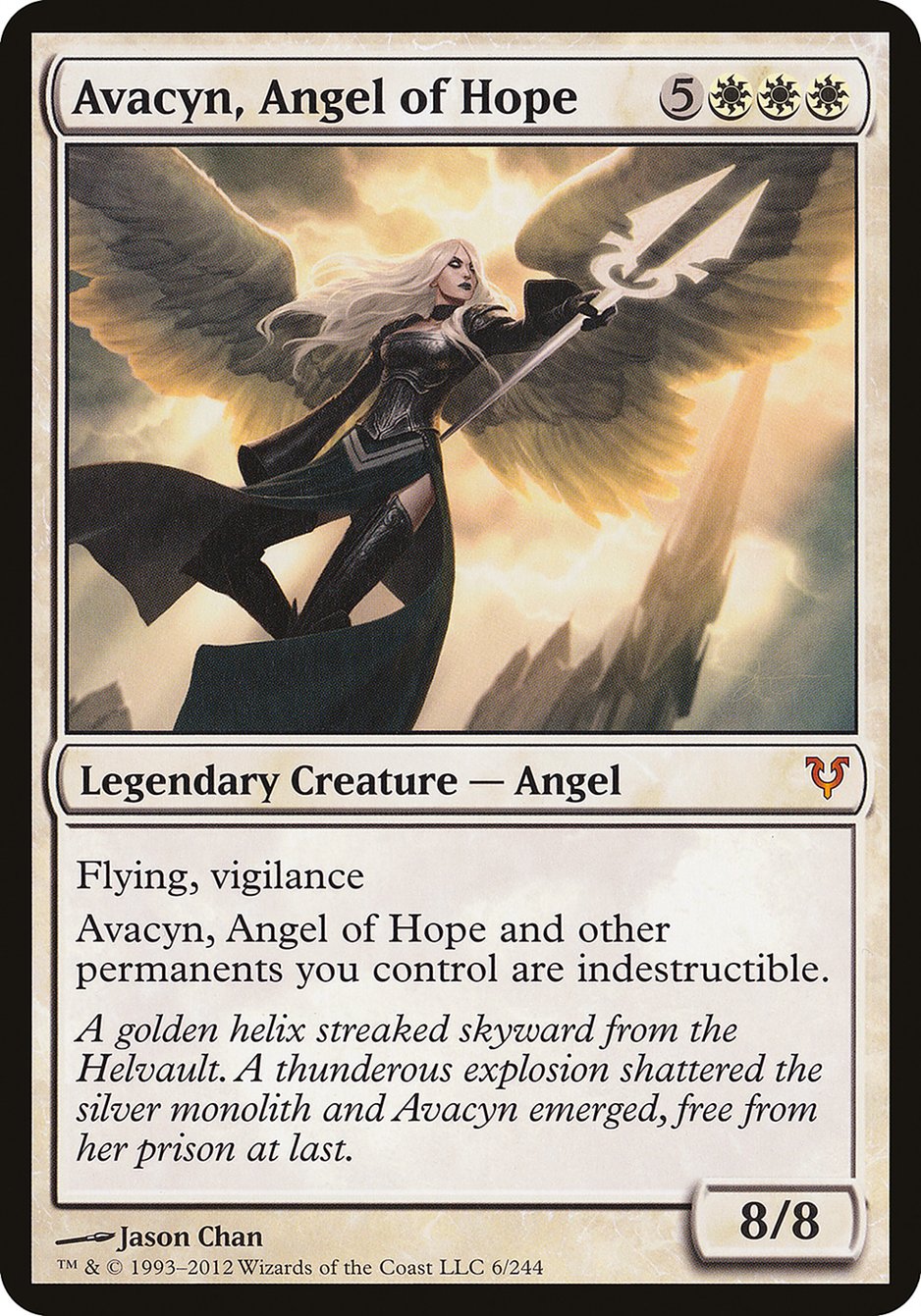 Avacyn, Angel of Hope (Oversized) [Open the Helvault] MTG Single Magic: The Gathering    | Red Claw Gaming
