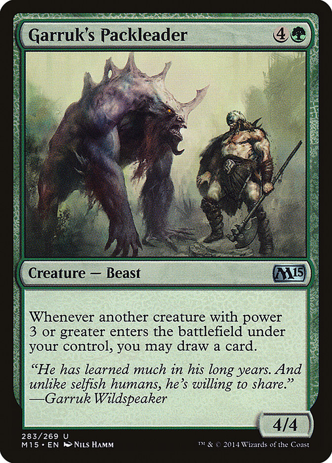 Garruk's Packleader [Magic 2015] MTG Single Magic: The Gathering    | Red Claw Gaming