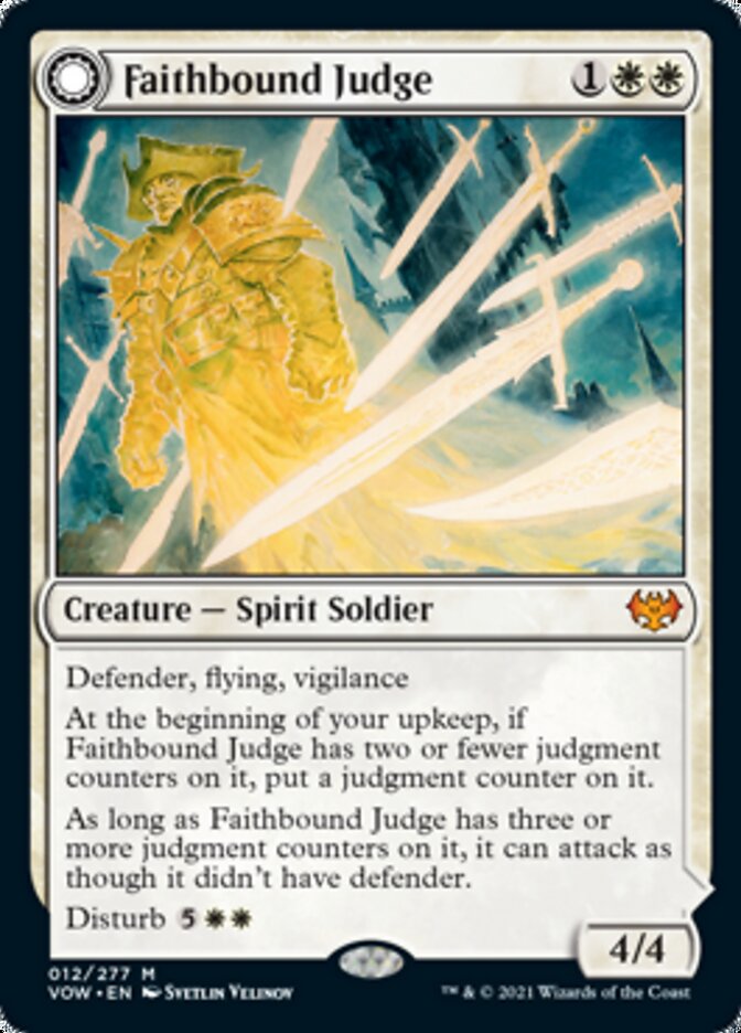 Faithbound Judge // Sinner's Judgment [Innistrad: Crimson Vow] MTG Single Magic: The Gathering    | Red Claw Gaming