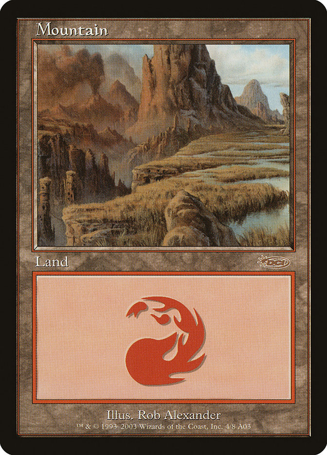 Mountain (4) [Arena League 2003] MTG Single Magic: The Gathering    | Red Claw Gaming