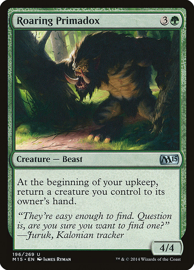 Roaring Primadox [Magic 2015] MTG Single Magic: The Gathering    | Red Claw Gaming