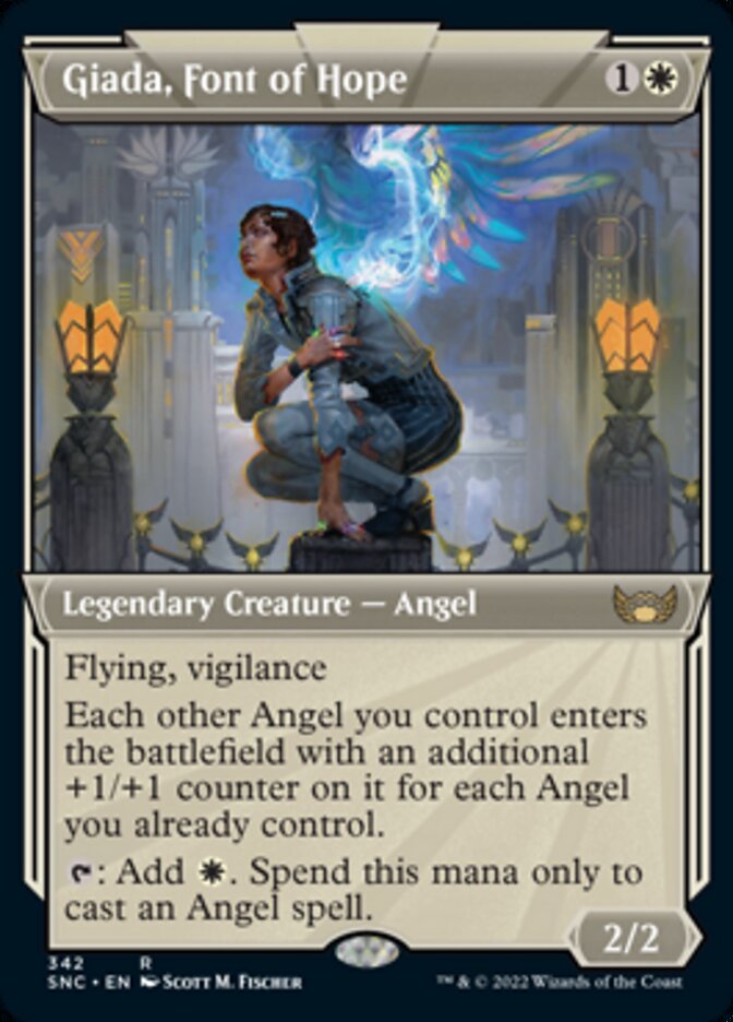 Giada, Font of Hope (Showcase Art Deco) [Streets of New Capenna] MTG Single Magic: The Gathering    | Red Claw Gaming