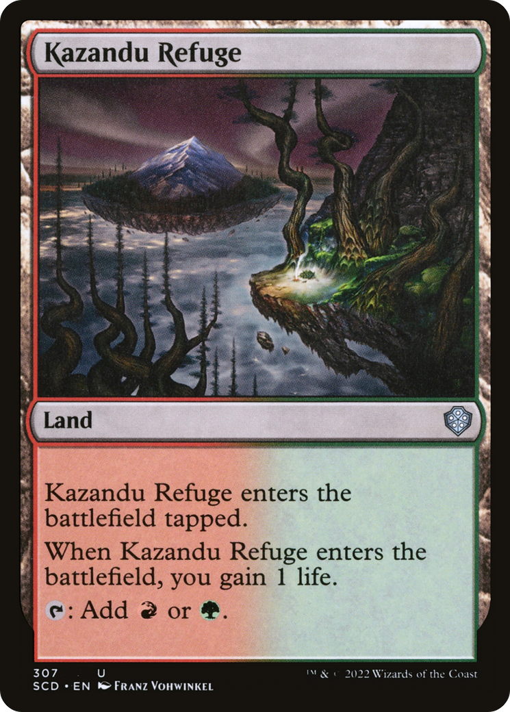 Kazandu Refuge [Starter Commander Decks] MTG Single Magic: The Gathering    | Red Claw Gaming