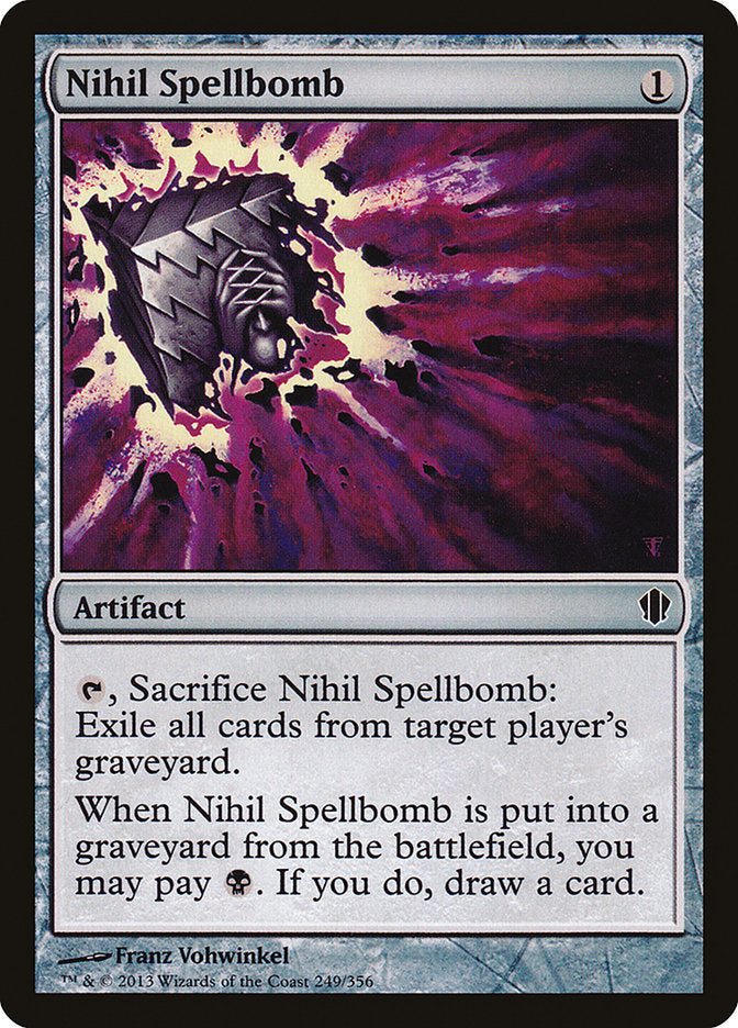 Nihil Spellbomb [Commander 2013] MTG Single Magic: The Gathering    | Red Claw Gaming